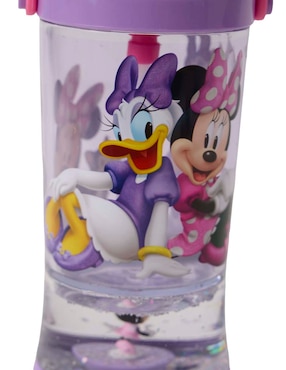 Botella de agua Mickey And Friends de plástico con tapa rosca 630 ml