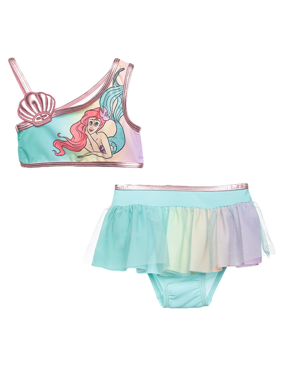 Conjunto Bikini Disney Store La Sirenita para niña 