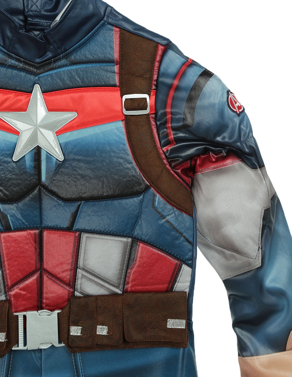 Disfraz de superhéroe Capitán América para niño 3