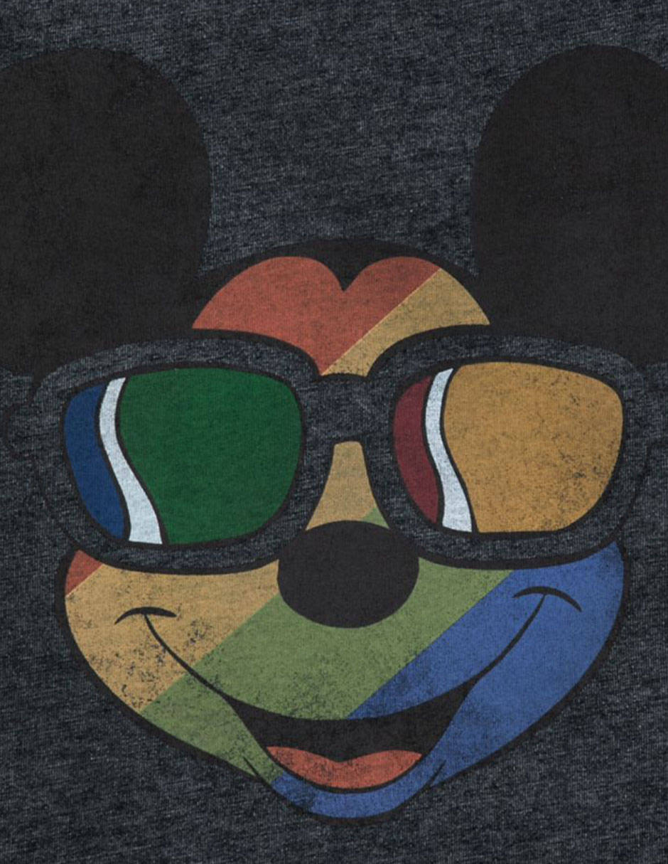 Playera estampado jaspeado para hombre