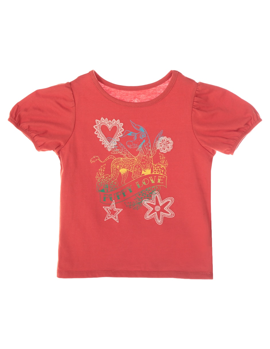 Playera Coco manga corta para niña 1