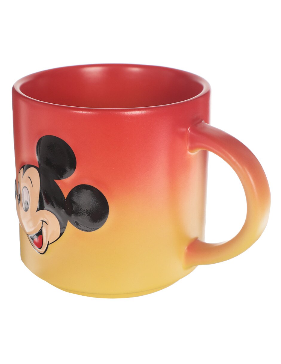 Tres tazas de Disney, taza de cerámica Mickey mouse, la sirenita, Plutón,  Pinocho, Dumbo, Goofy, Donald, taza roja, taza blanca, taza azul, -   México