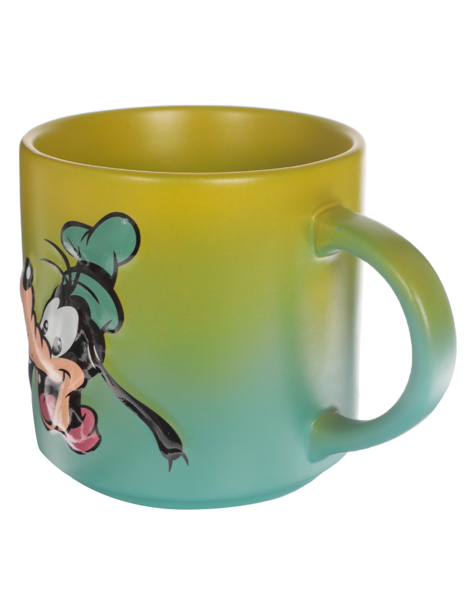 Tres tazas de Disney, taza de cerámica Mickey mouse, la sirenita, Plutón,  Pinocho, Dumbo, Goofy, Donald, taza roja, taza blanca, taza azul, -   México