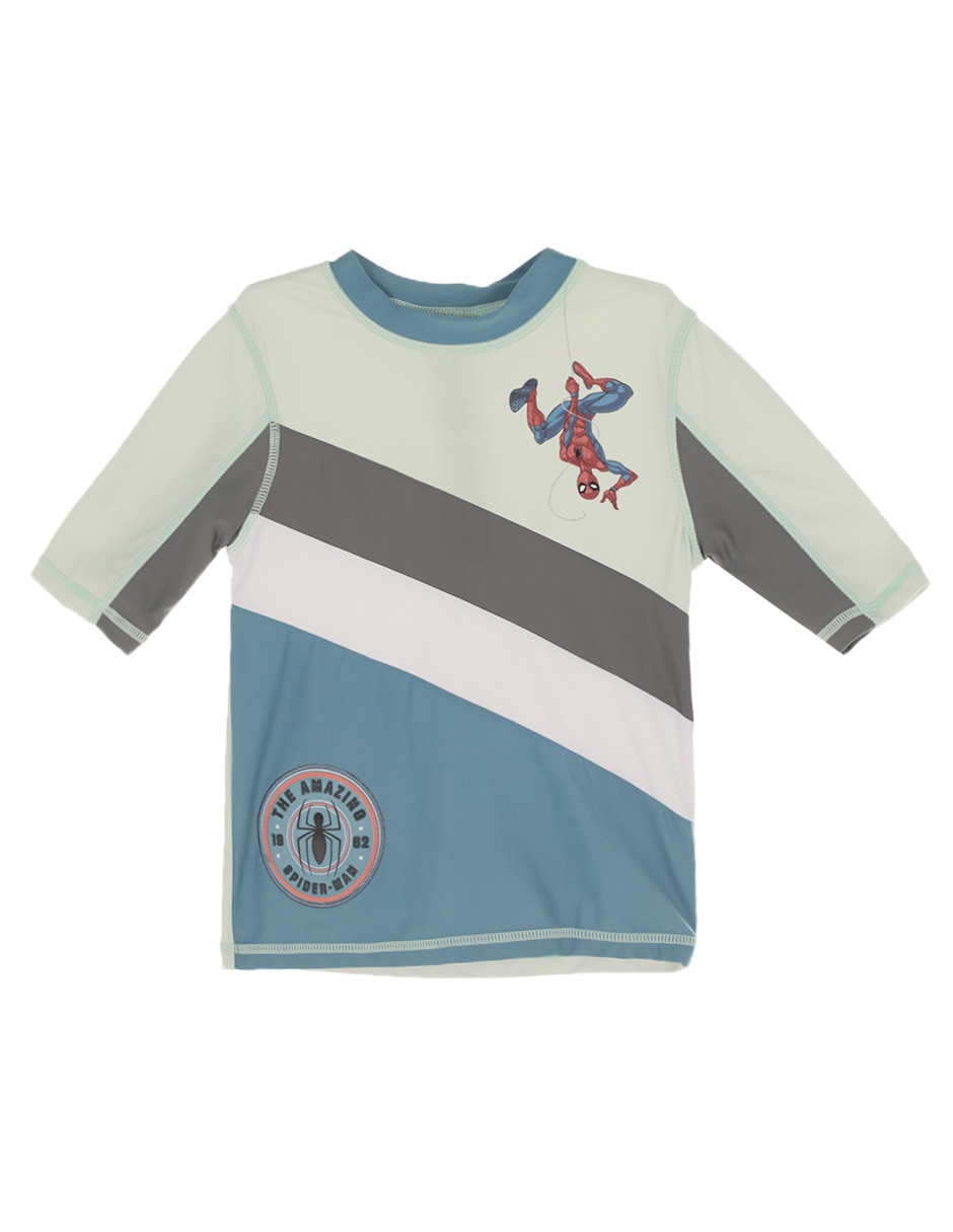 Wetshirt estampado bloques de color para niño 1