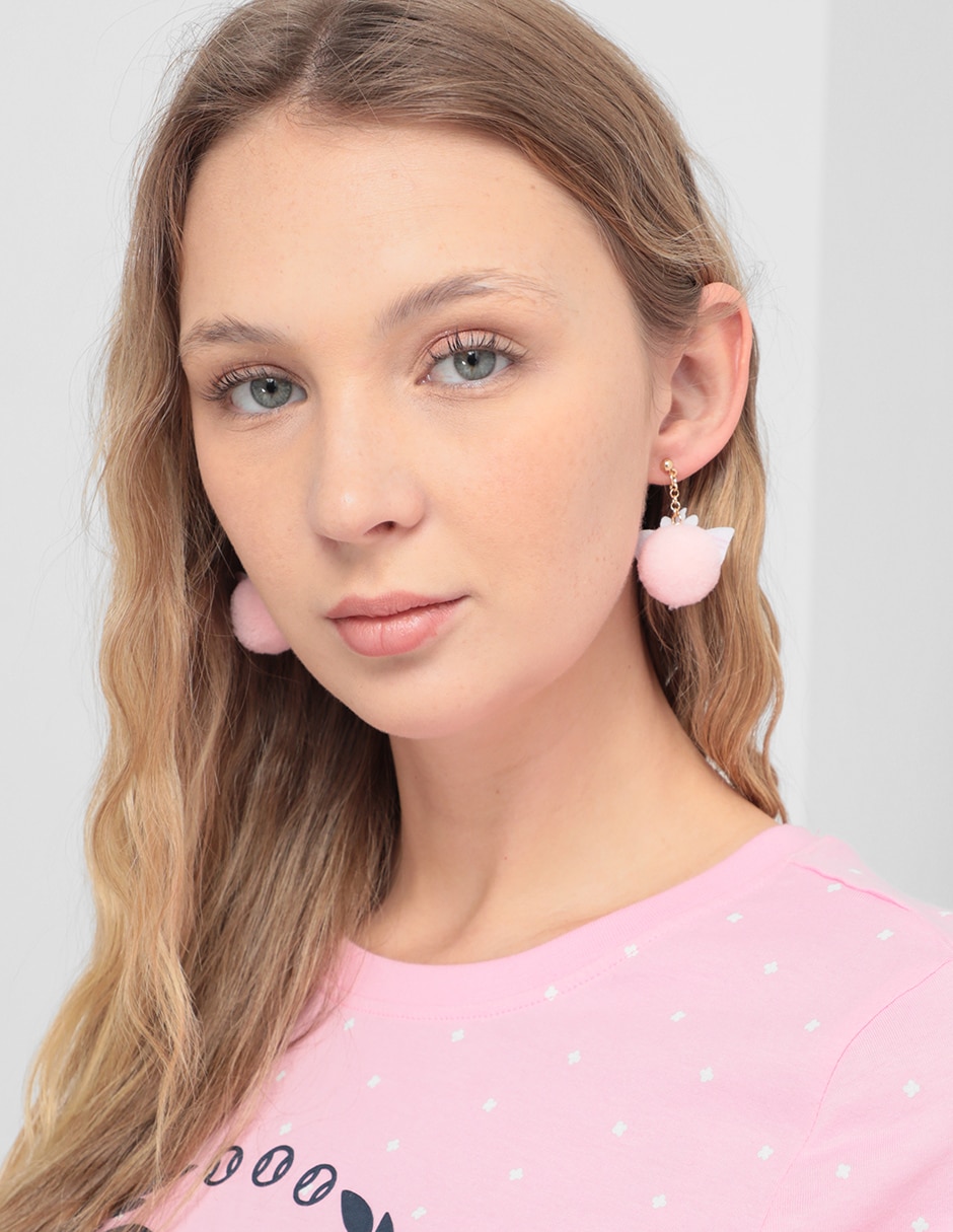 Aretes de gato con acabado mate 4