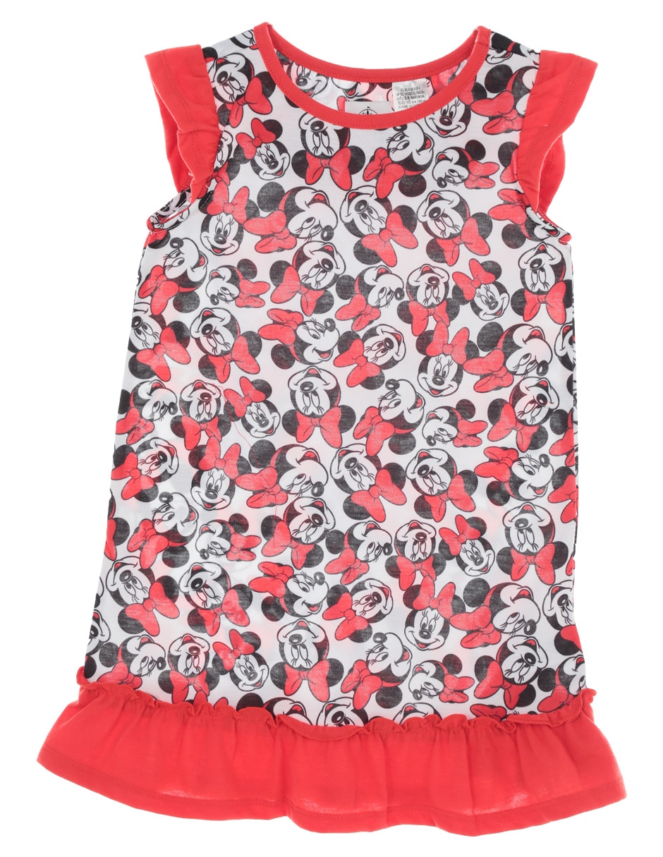 Pijama camisón Minnie de algodón para niña