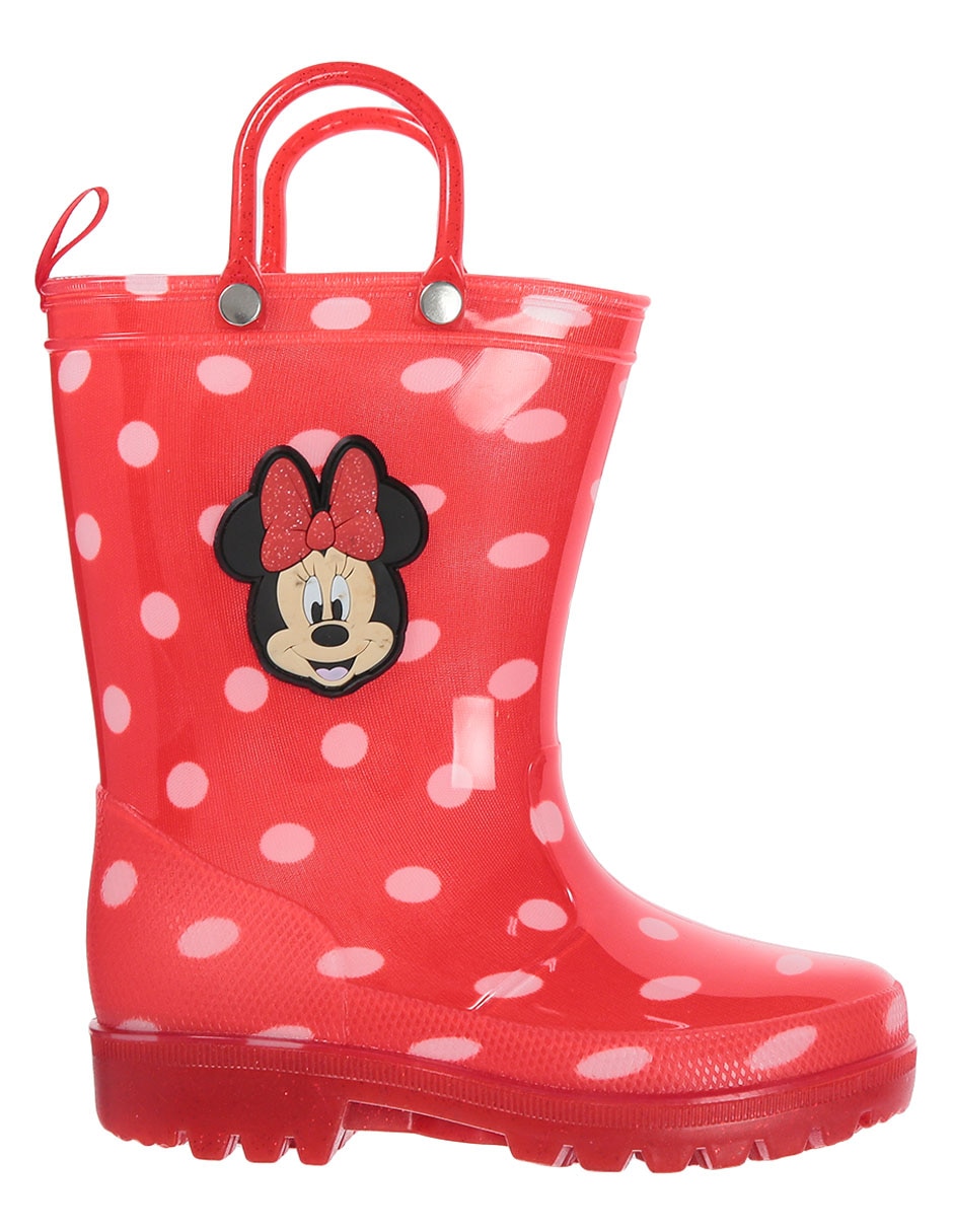 Bota de lluvia Minnie para niña