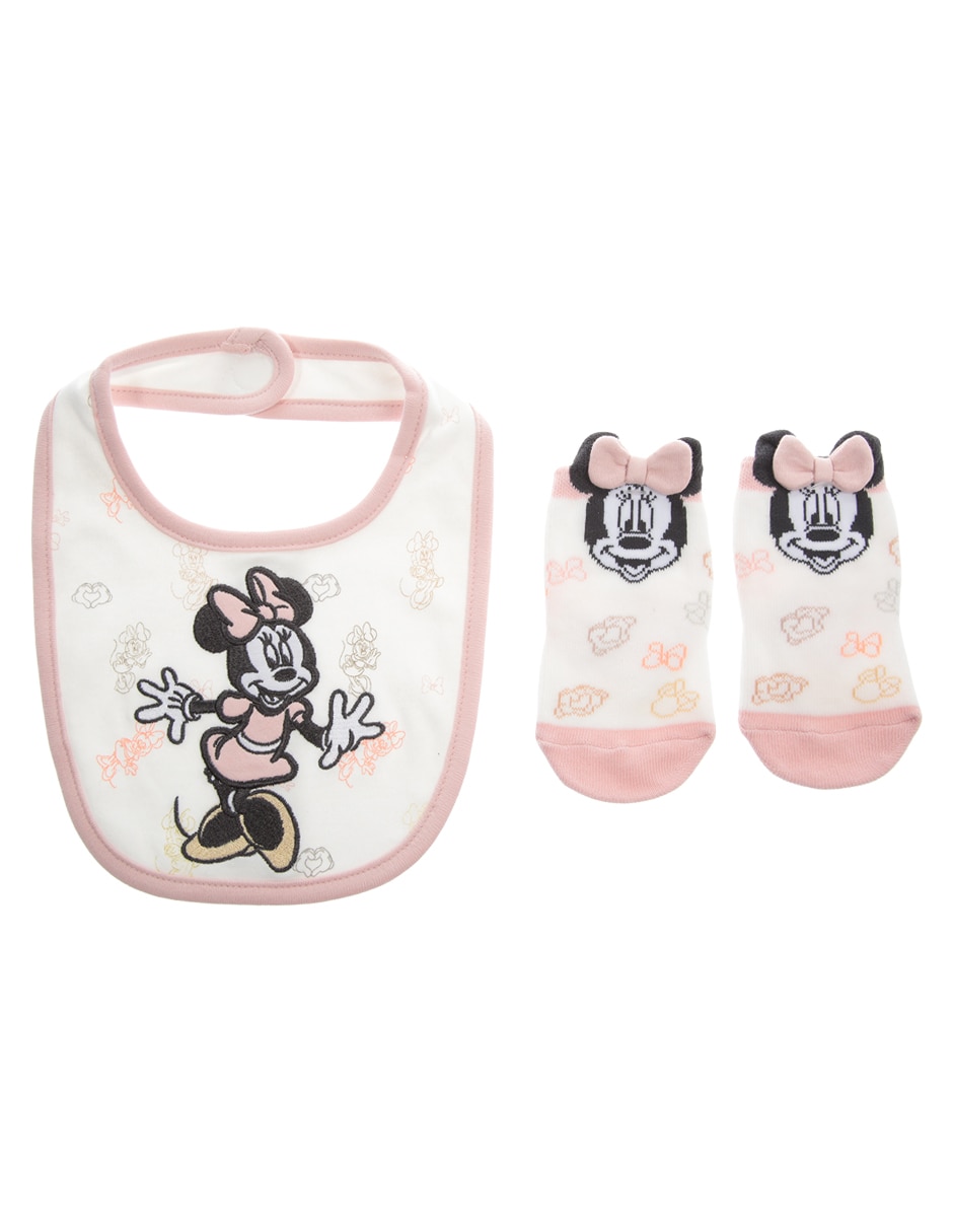 Babero Mickey and Friends Minnie Mouse de algodón