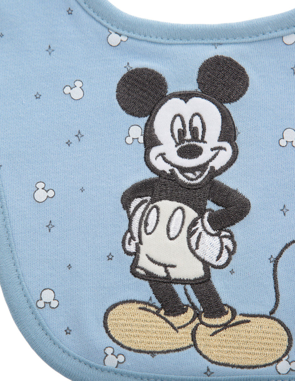 Babero Mickey Mouse de algodón 4
