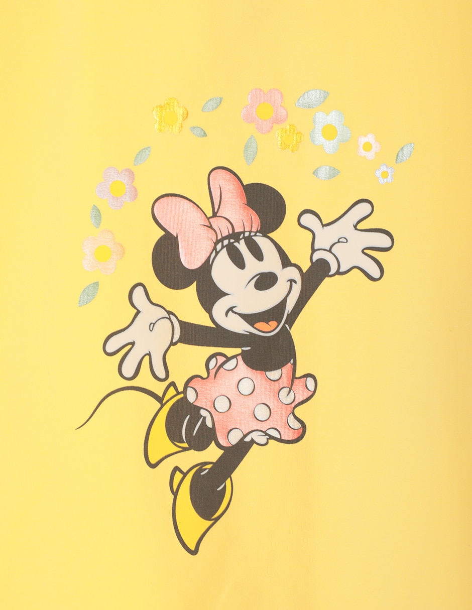 Playera Minnie Mouse manga corta para niña 3