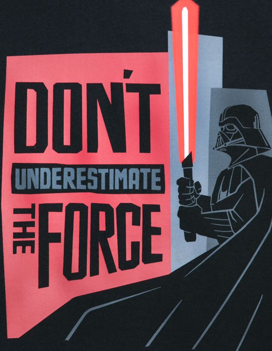 Playera Darth Vader manga corta para hombre 3