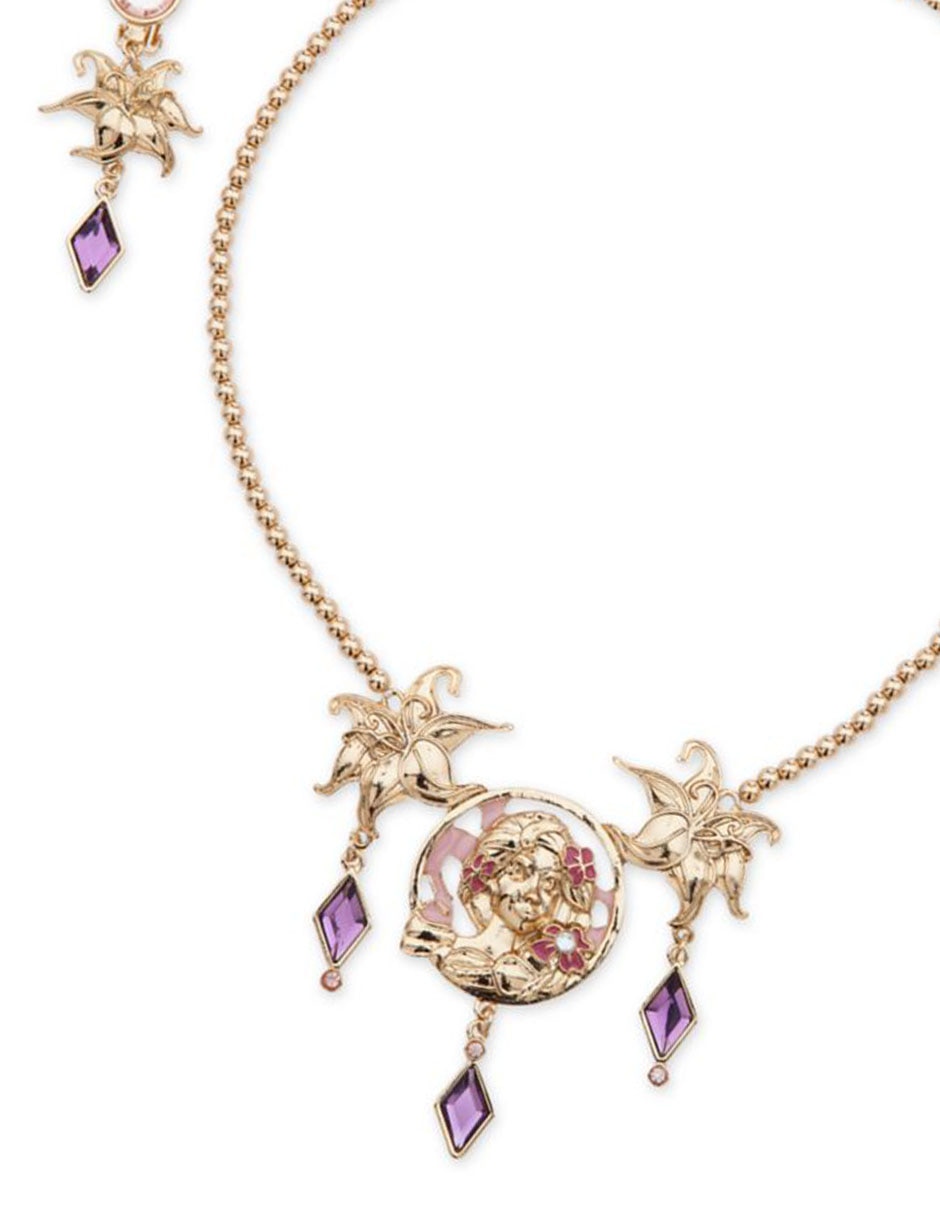 Collar y aretes para disfraz de Rapunzel Disney 4