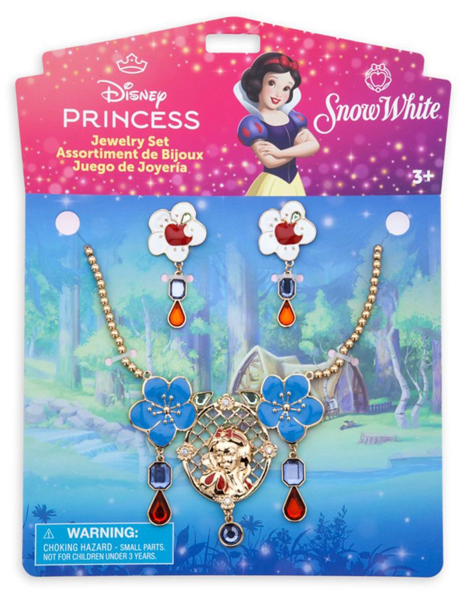 Collar y aretes para disfraz de Princesas Collar y aretes para disfraz de Princesas