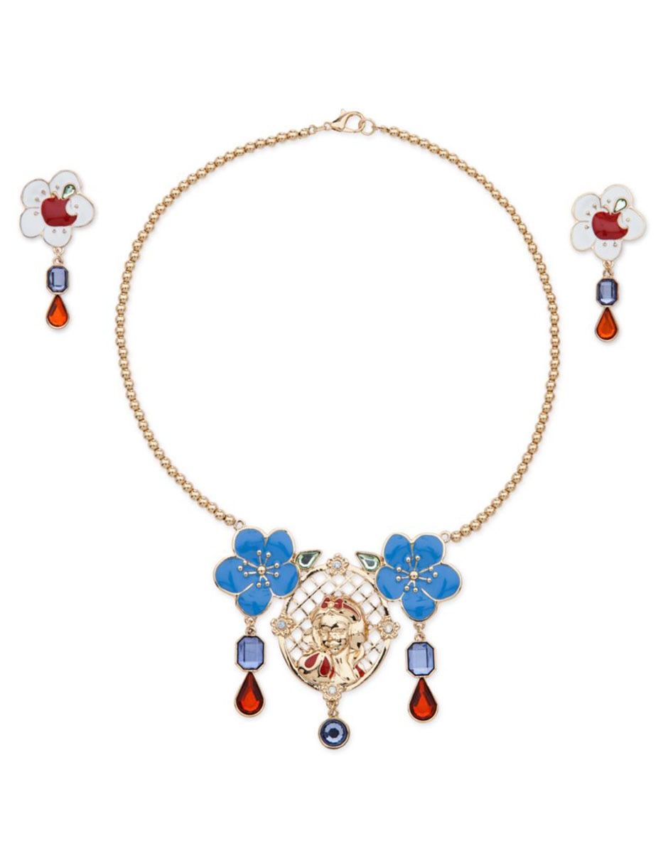 Collar y aretes para disfraz de Princesas 2