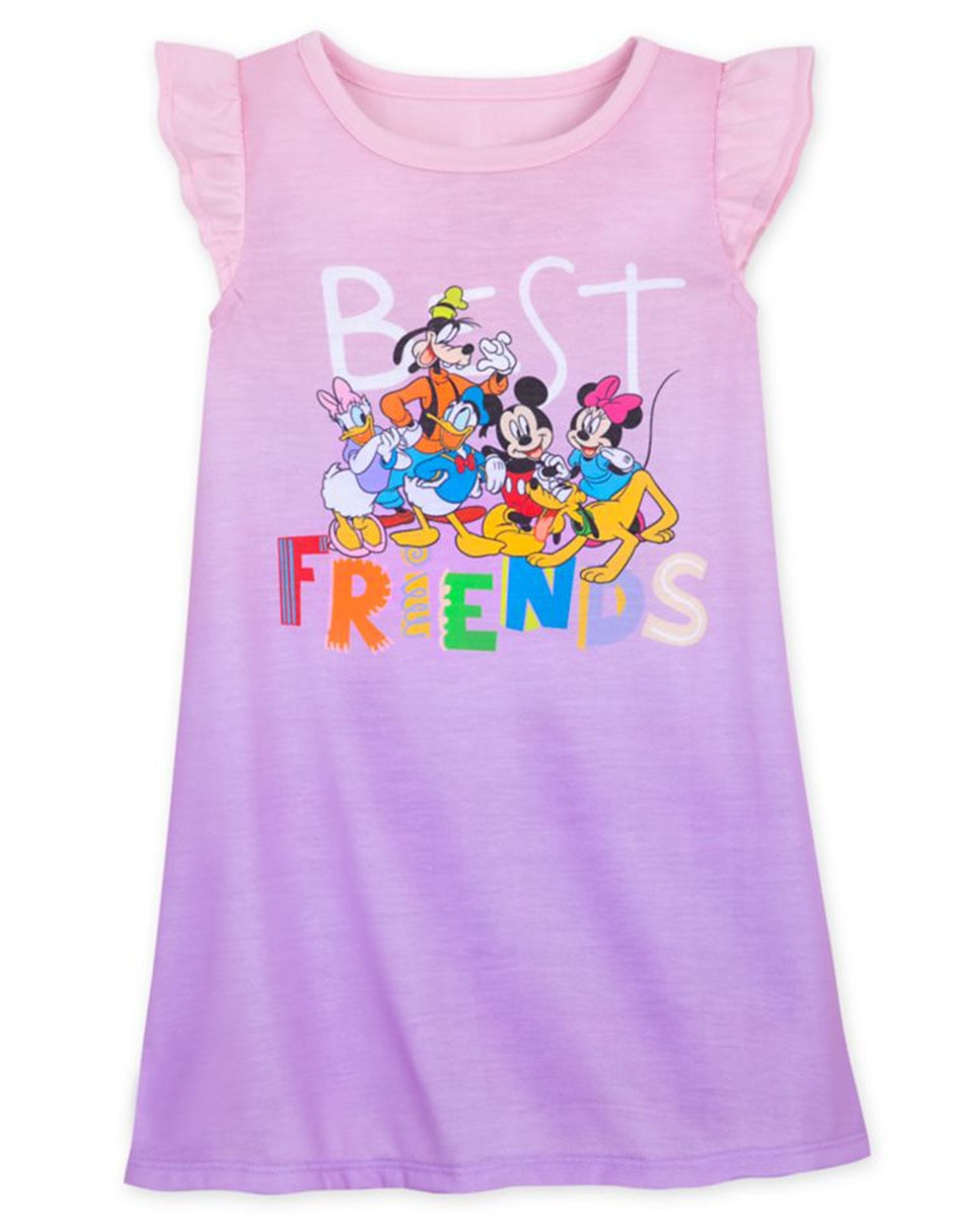 Pijama camisón de algodón para niña
