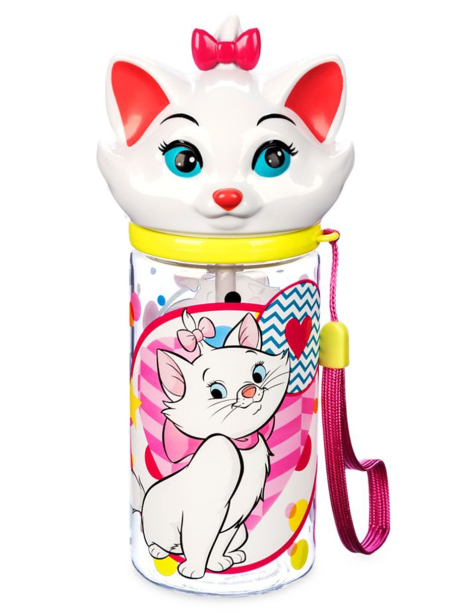 Botella de agua Disney marie para niña