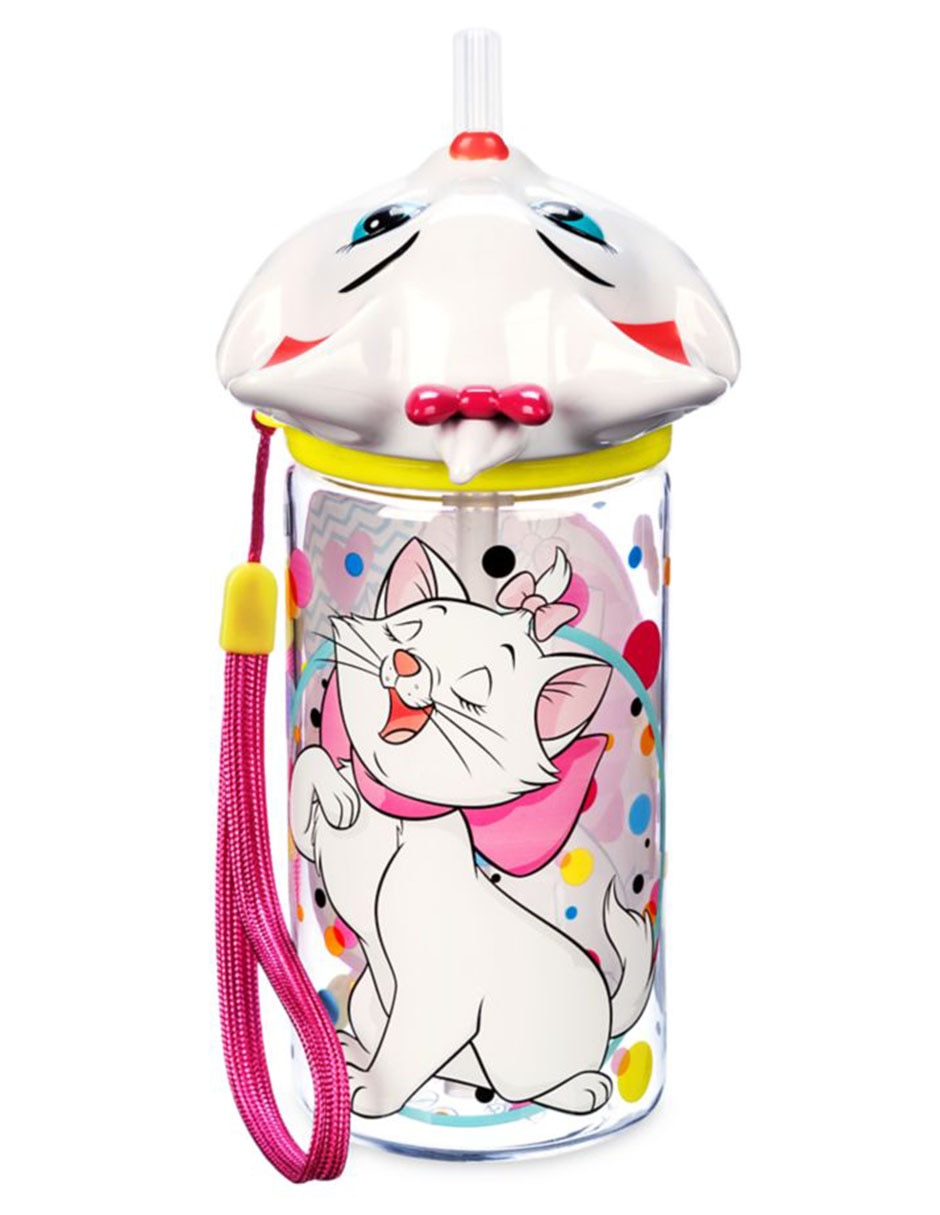 Botella de agua Disney marie para niña 4