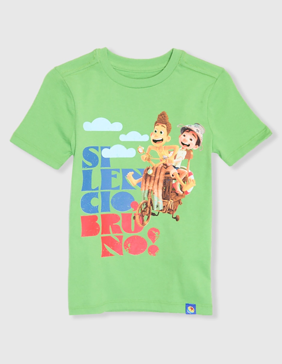 Playera Luca Inf Mundopixar manga corta unisex