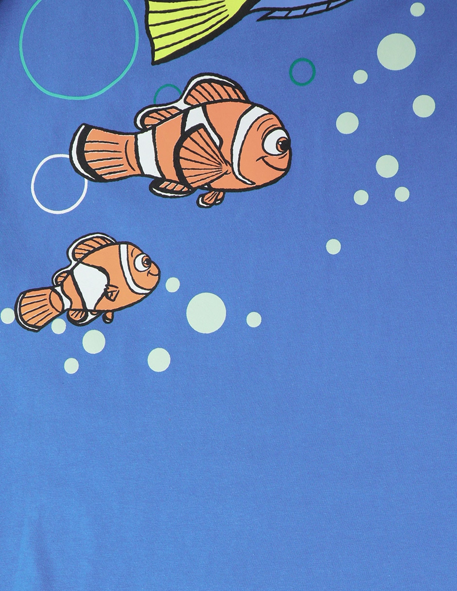 Playera Buscando a Nemo manga corta unisex 4