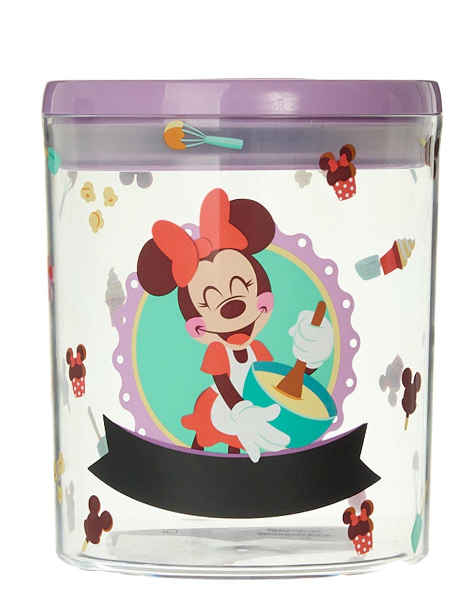 Contenedor Disney Minnie Mouse de plástico