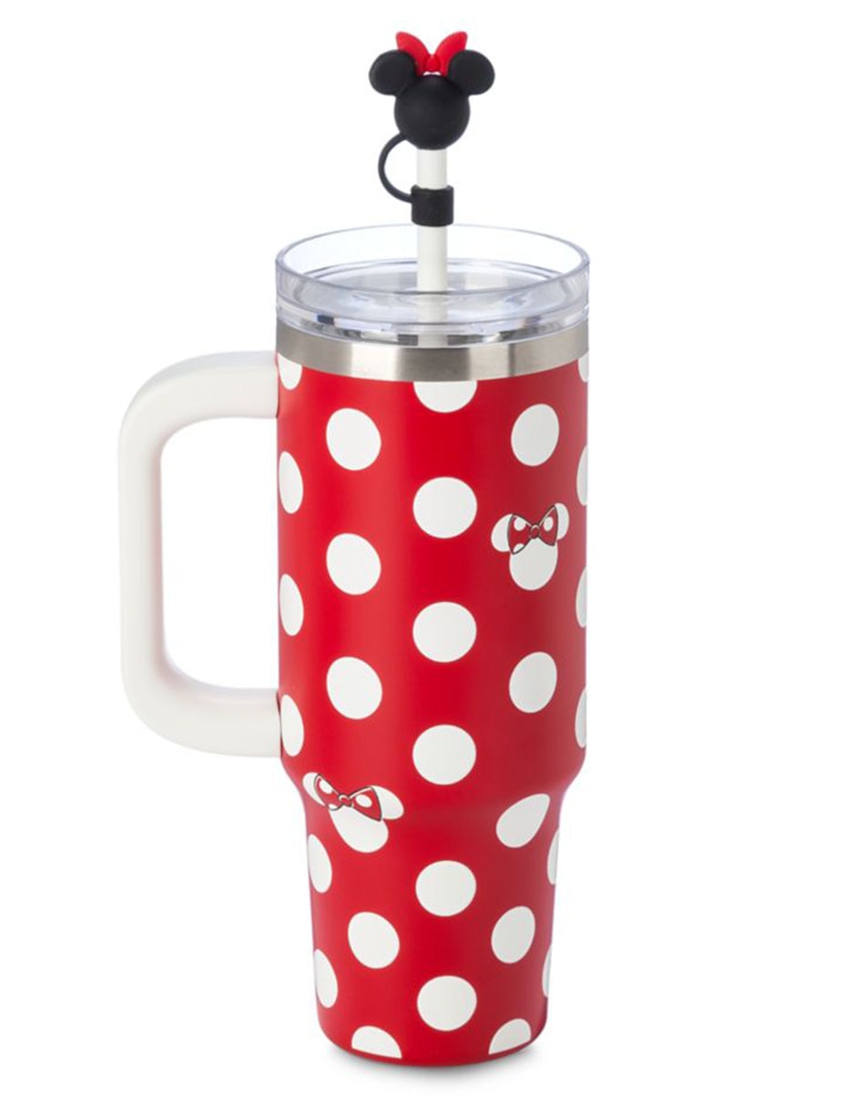 Tumbler de acero inoxidable Disney con tapa a presión 6