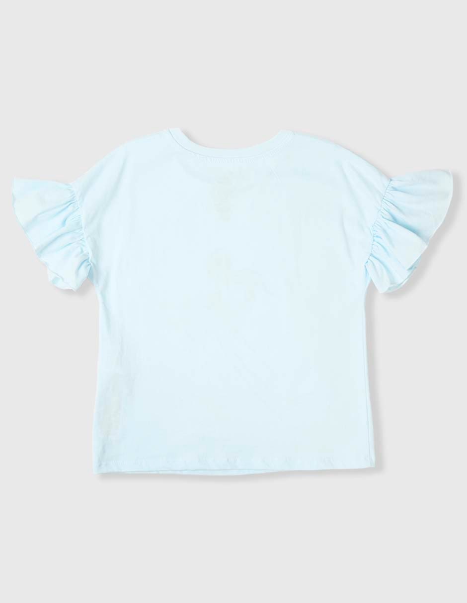 Playera Elsa manga corta para niña 2