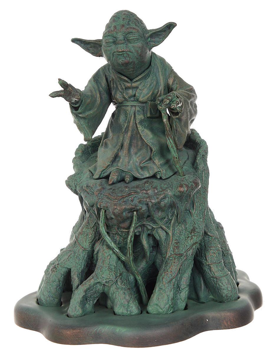 Figura decorativa Yoda de resina