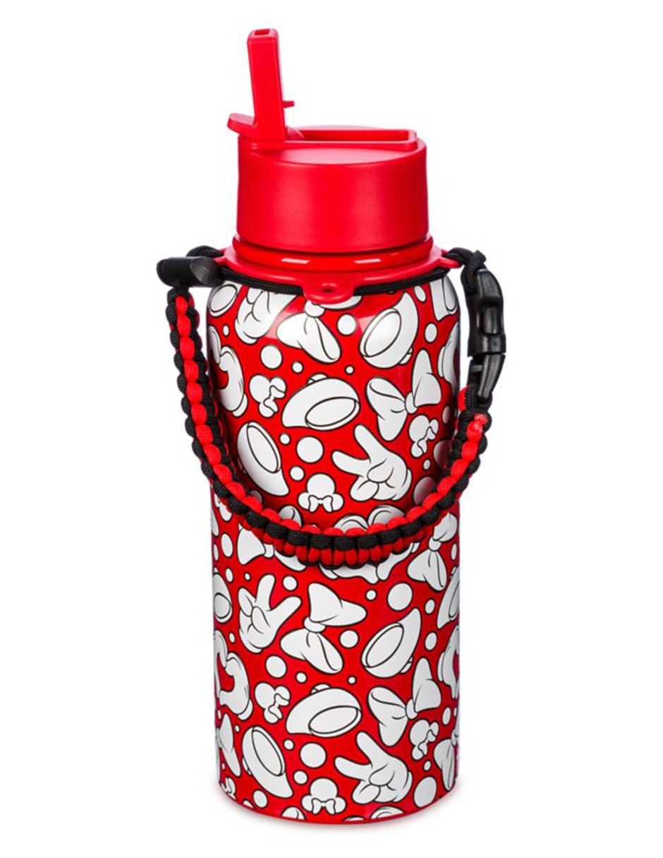 Botella de agua minnie mouse de acero inoxidable para niña 4