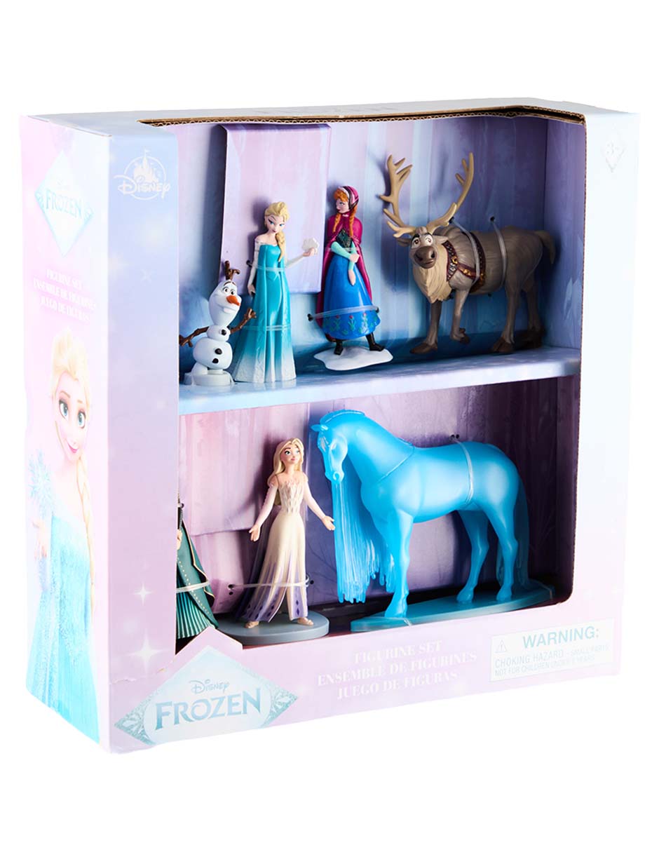 Set figuras Disney Kristoff, Olaf, Elsa, Anna, Sven, Reina Anna, Elsa La Reina De Nieve y Nokk 2