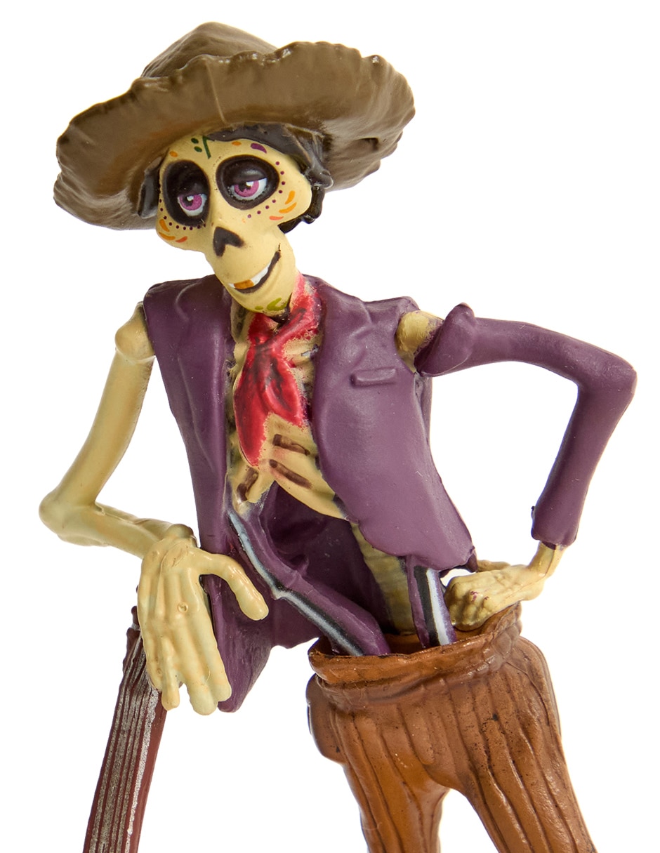 Set figuras Pixar Miguel, Dante, Héctor, Ernesto de la Cruz, Mamá Imelda, Chicharrón y Pepita 6