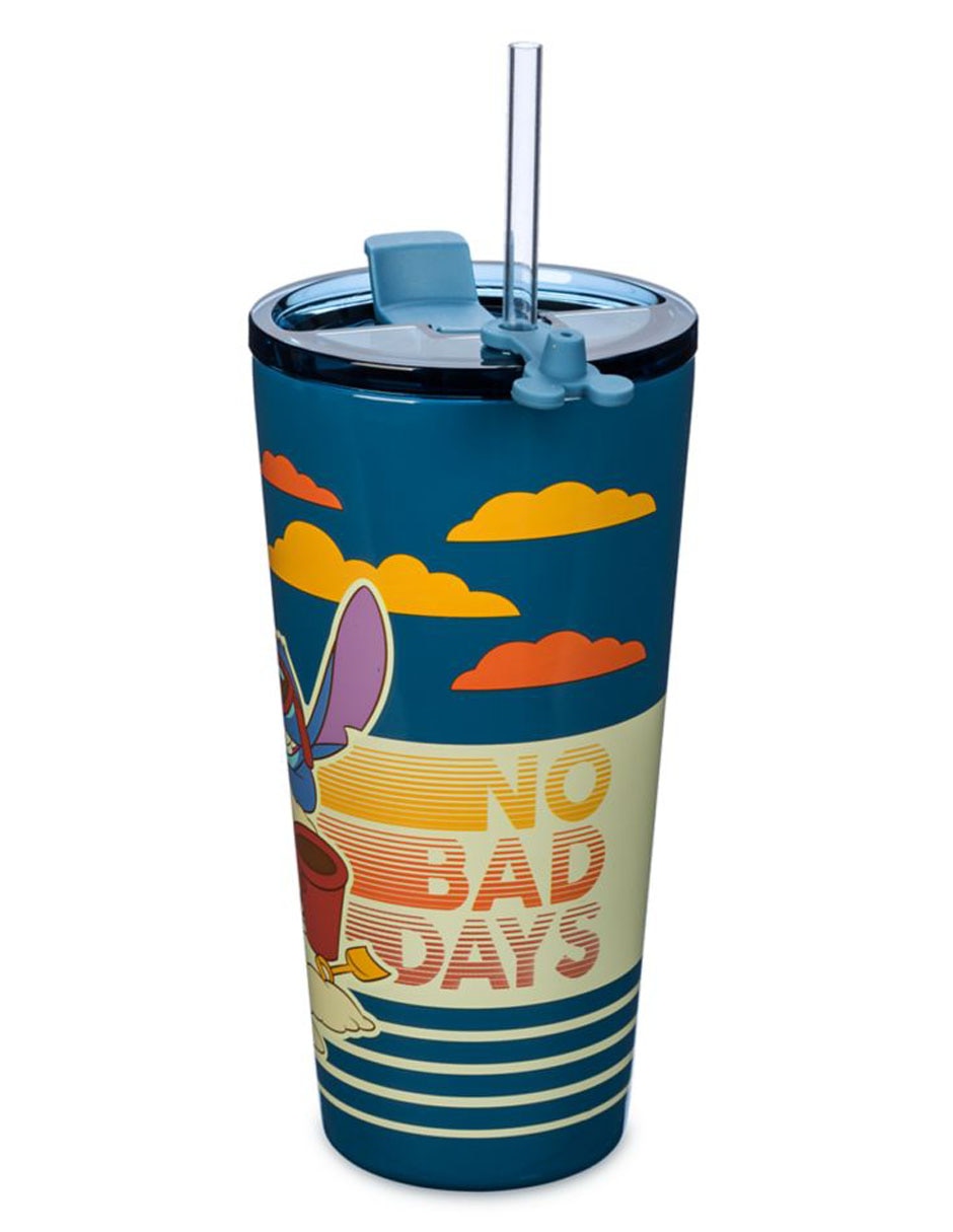 Tumbler de acero inoxidable Stitch con tapa rosca 3