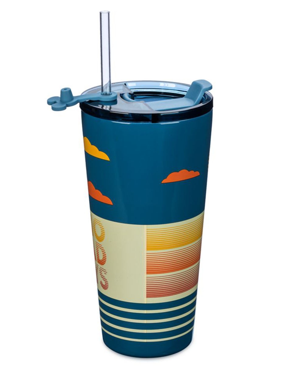 Tumbler de acero inoxidable Stitch con tapa rosca 4