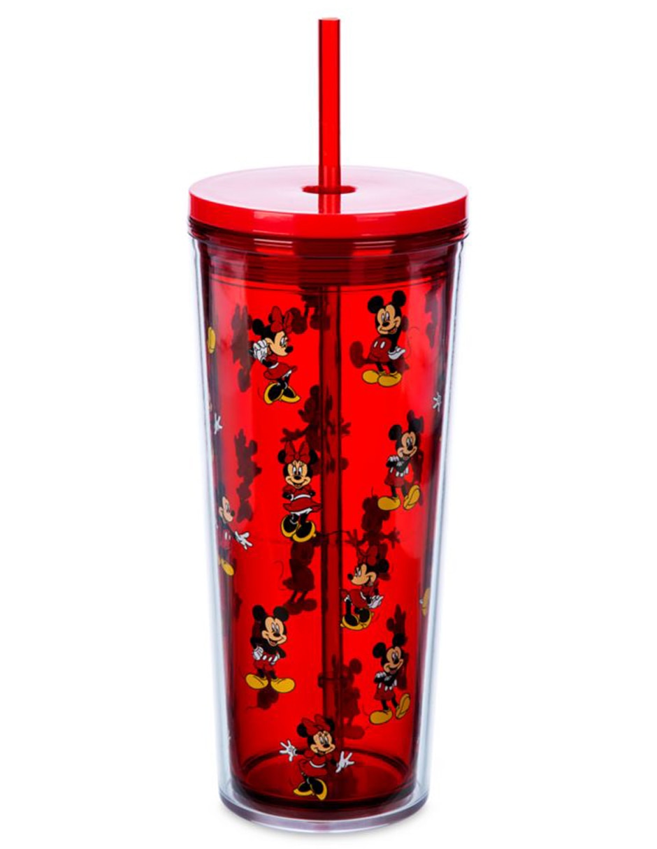 Vaso con tapa y popote Mickey Mouse 3