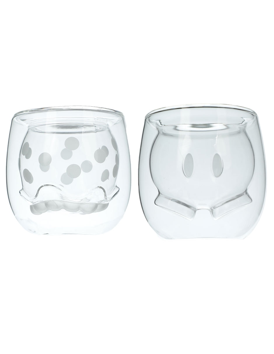 Set vasos Disney de vidrio con 2 piezas