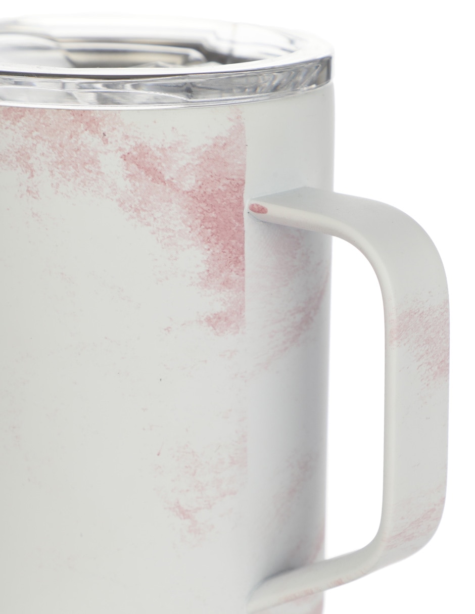 Tumbler de acero inoxidable con tapa a presión 4