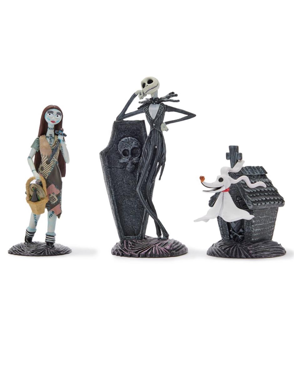 Set figuras The istmas Jack Skellington, Sally, Zero, Alcalde, Barrel, Oogie Boogie, Shock y Lock Nightmare Before Chr 2