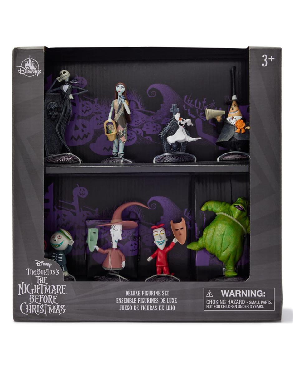 Set figuras The istmas Jack Skellington, Sally, Zero, Alcalde, Barrel, Oogie Boogie, Shock y Lock Nightmare Before Chr 4
