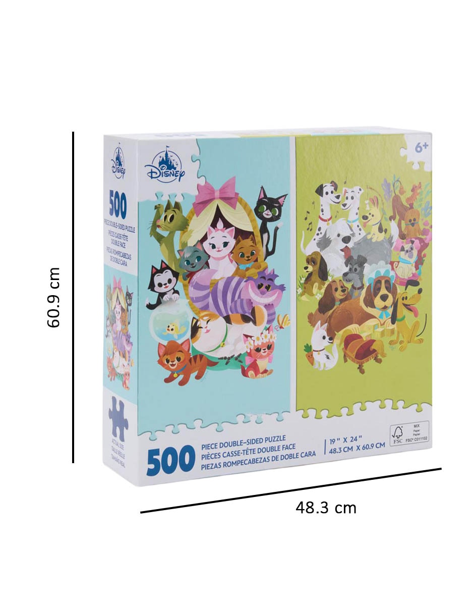 Rompecabezas de doble cara Disney 500 piezas 5
