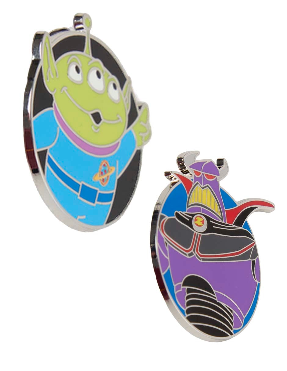 Set pin de metal Zurg y Marcianito 2