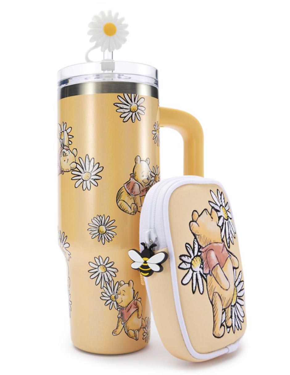 Botella de agua con bolsa de acero inoxidable con tapa rosca 887 ml 3