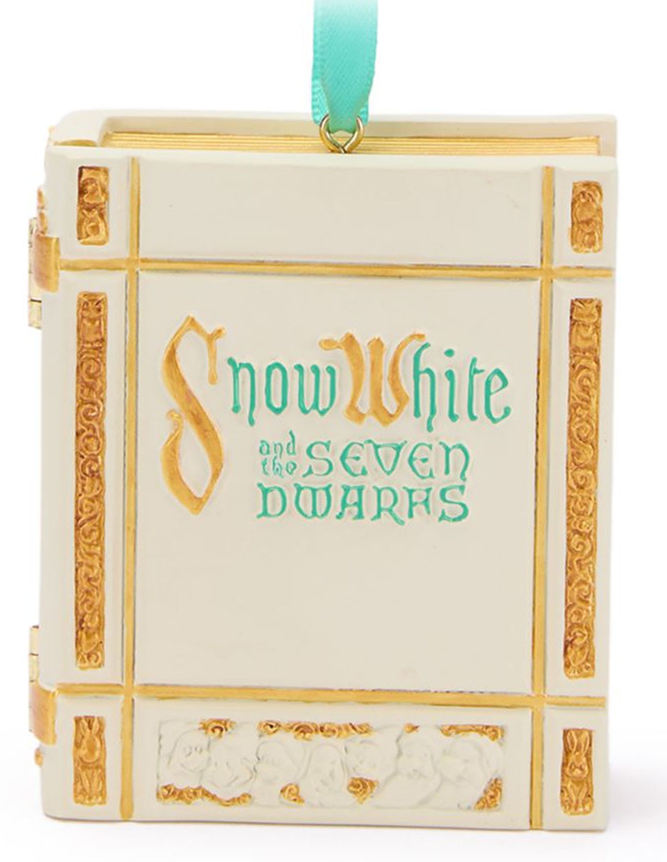 Ornamento navideño libro Blanca Nieves