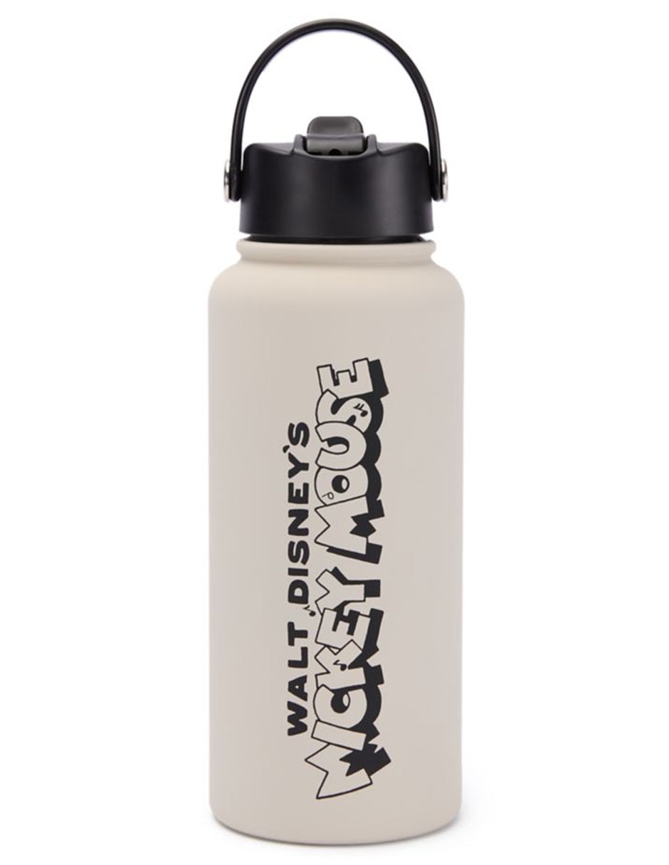 Botella de agua de acero con tapa rosca 1 L 2