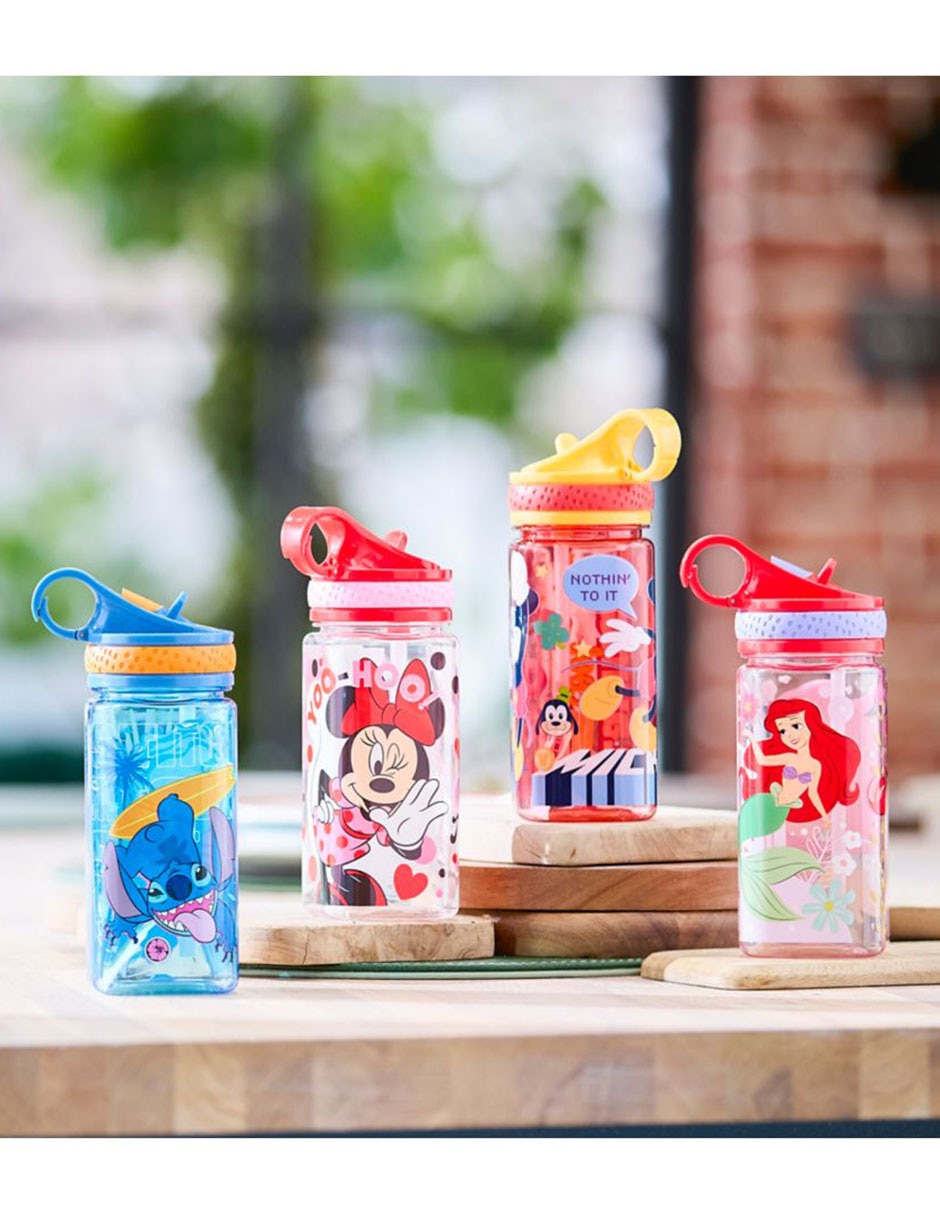 Botella de agua Disney con push pull 473 ml 6