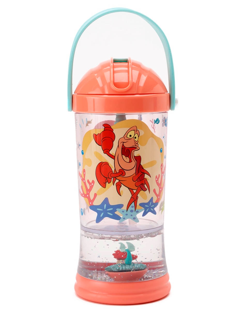 Botella de agua de plástico con tapa push pull 296 ml 2