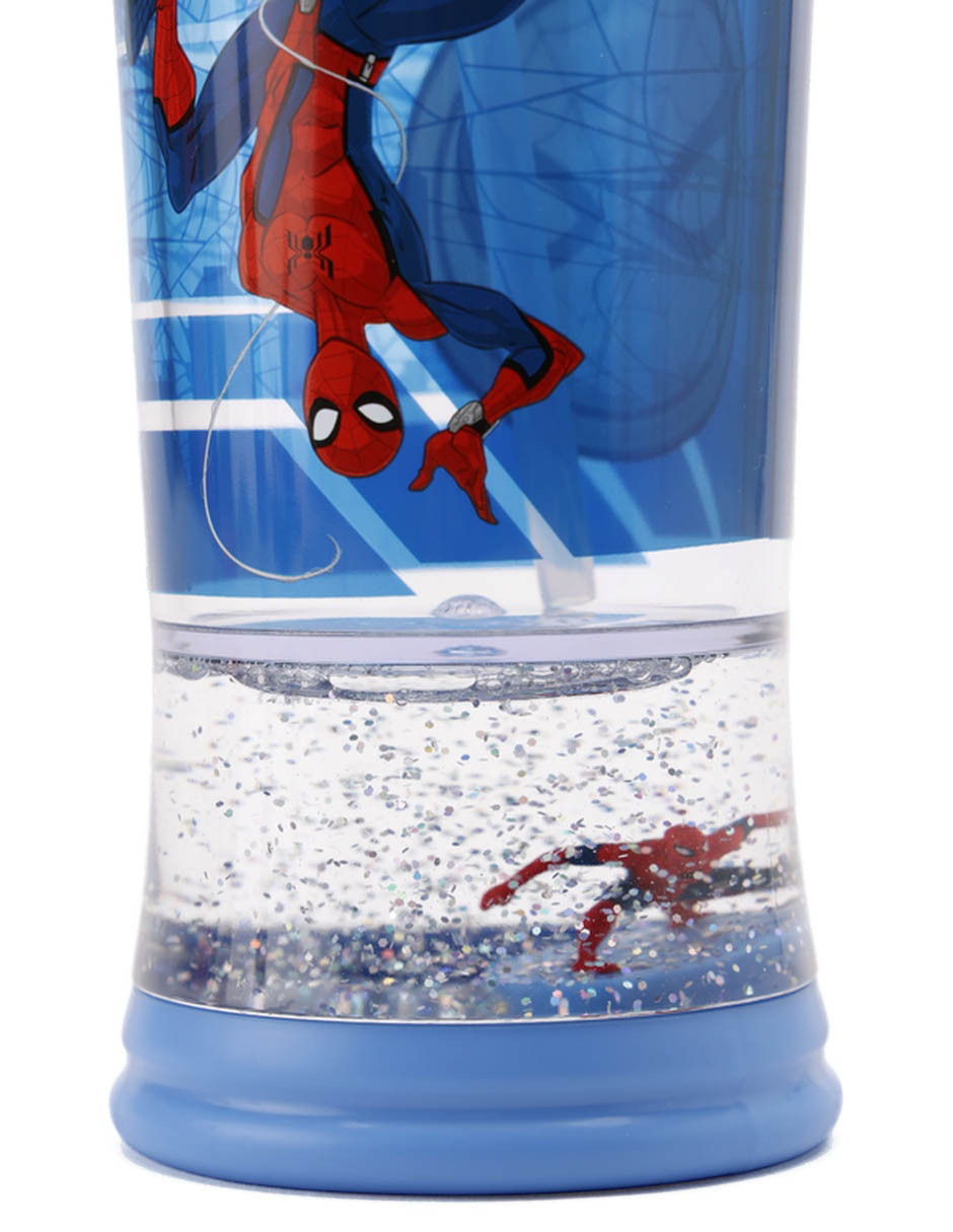 Botella de agua de plástico con tapa push pull 296 ml 4