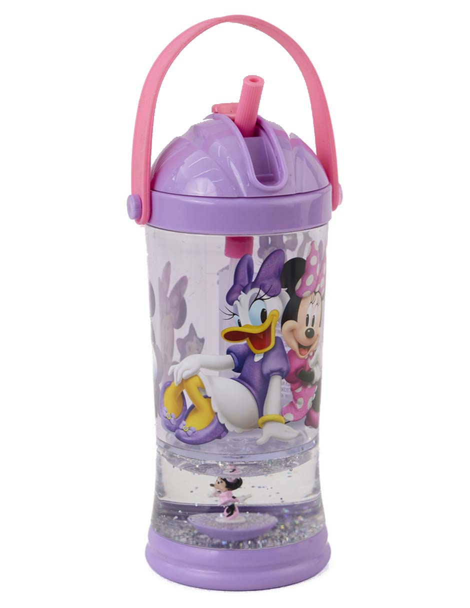 Botella de agua de plástico con tapa rosca 630 ml