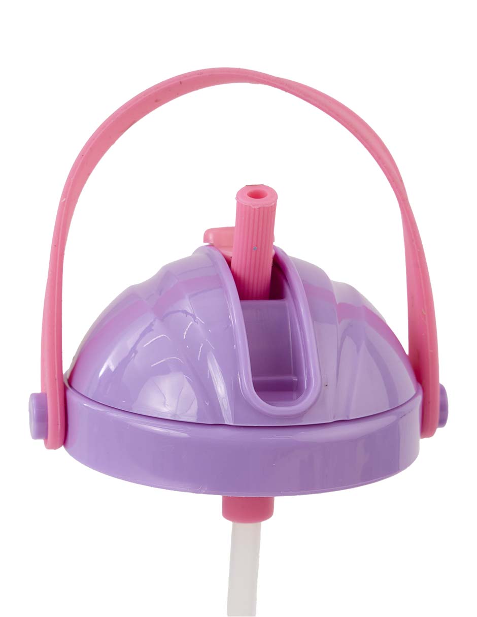 Botella de agua de plástico con tapa rosca 630 ml 4