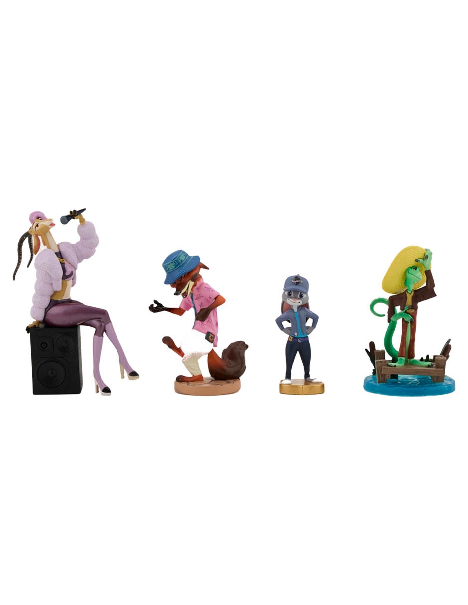 Set figuras acción Zootopia 2 Zootopia 4