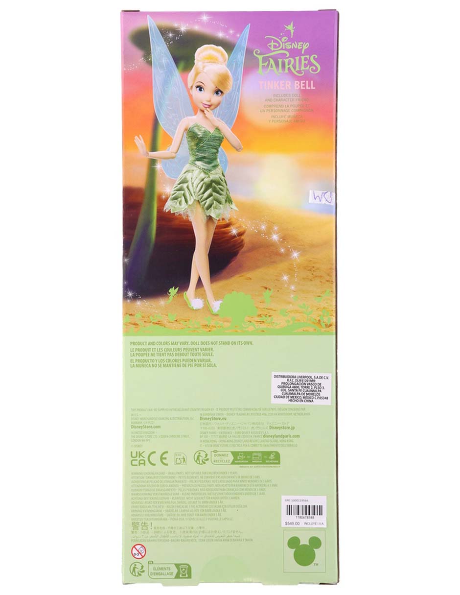 Muñeca clásica Fairies Tinker Bell 6