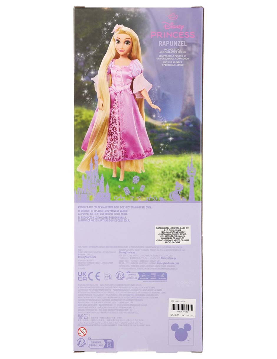 Muñeca clasica Rapunzel 4